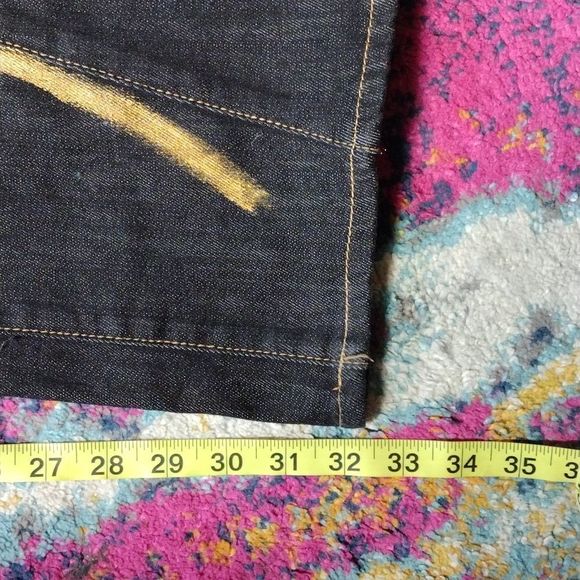 G-Unit Y2K Embroidered High Rise Flare Bottom Vintage Denim Jeans - Picture 14 of 15